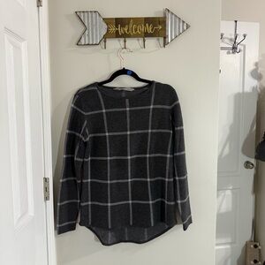 Athleta Merino Wool Charcoal Knit Sweater Size Small